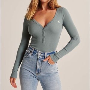 Abercrombie & Fitch Icon Henley Long Sleeve